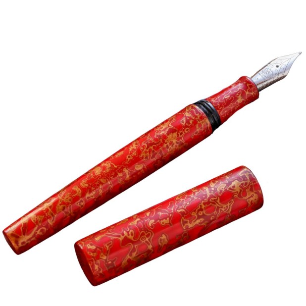Wancher Sekai Saihi Urushi Aka-age Original Stylo Plume