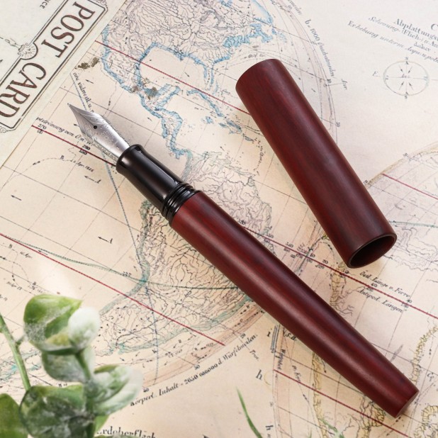 Wancher Sekai World Tree Sandalwood Caneta de Tinta Permanente