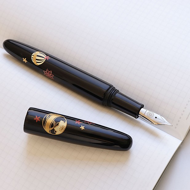 Wancher Dream Pen Echizen Urushi Temari Caneta de Tinta Permanente