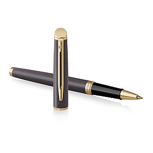 Waterman Hemisphere Metallic Lava Black GT Rollerball