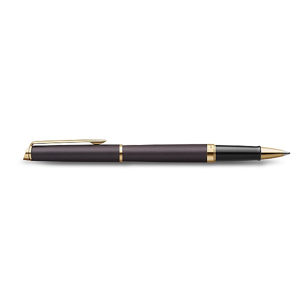 Waterman Hemisphere Metallic Lava Black GT Rollerball