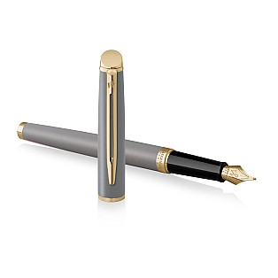 Waterman Hemisphere Metallic Stone Grey GT Fountain pen