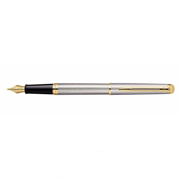 Waterman Hemisphere Stainless Steel GT Caneta de Tinta Permanente