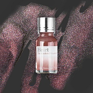 Wearingeul Inks Glitter Potion Heart Red Gold Silver 10ml Bottle