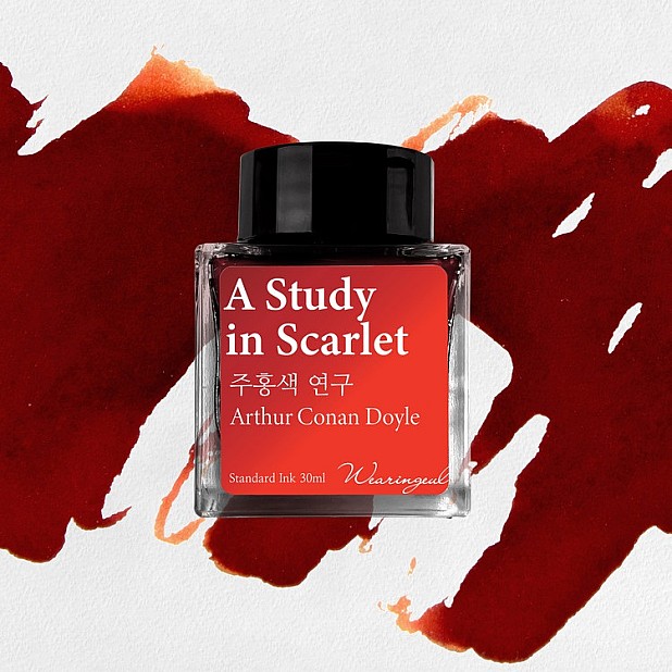 Wearingeul Inks A Study in Scarlet by Arthur Conan Doyle - 30ml Ink Bottle