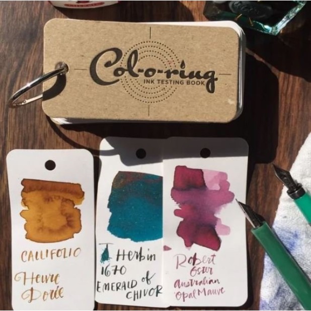 Well-Appointed Desk Col-o-ring Original Ink Sampling Book