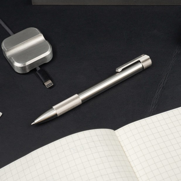 Wingback Steel Journeyman Pen Bolígrafo