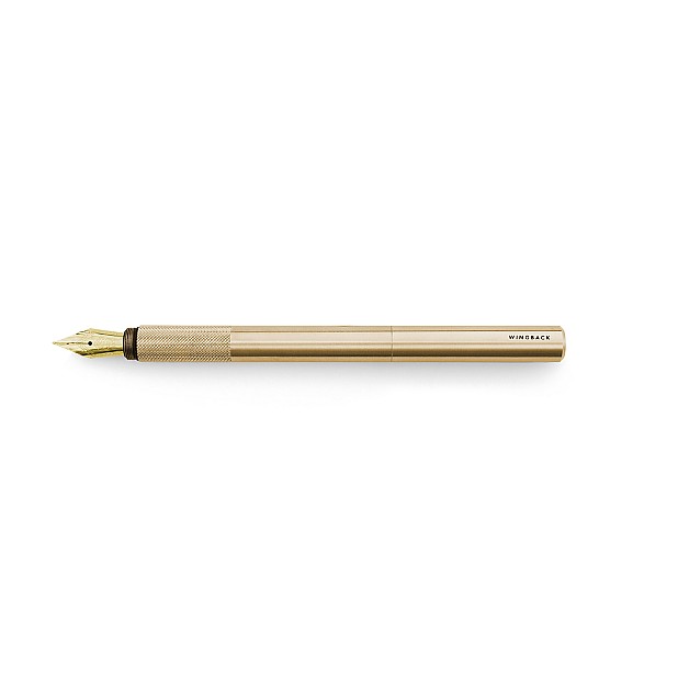 Wingback Brass Fountain pen