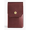 Wingback Leather Chestnut Pen Pouch (Fivefold)