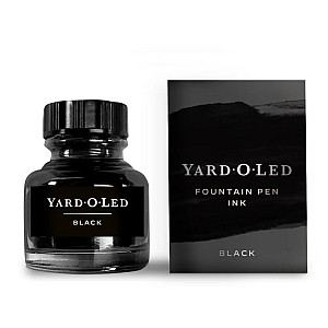 Yard O Led Fountain Pen Ink Jet Black 30ml Ink Bottle