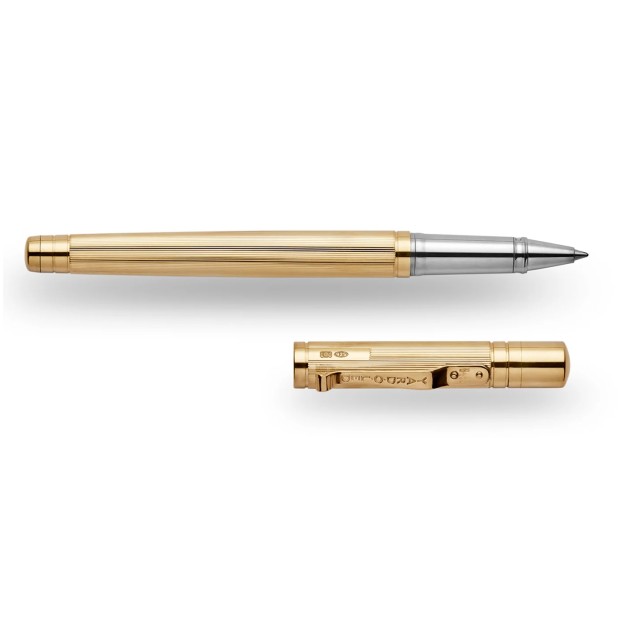 Yard O Led The Pinstripe 72 Gold Vermeil Standard Rollerball