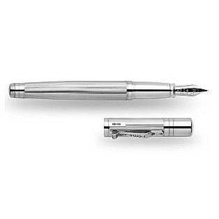 Yard O Led The Pinstripe 72 Sterling Silver Grand Fountain Pen