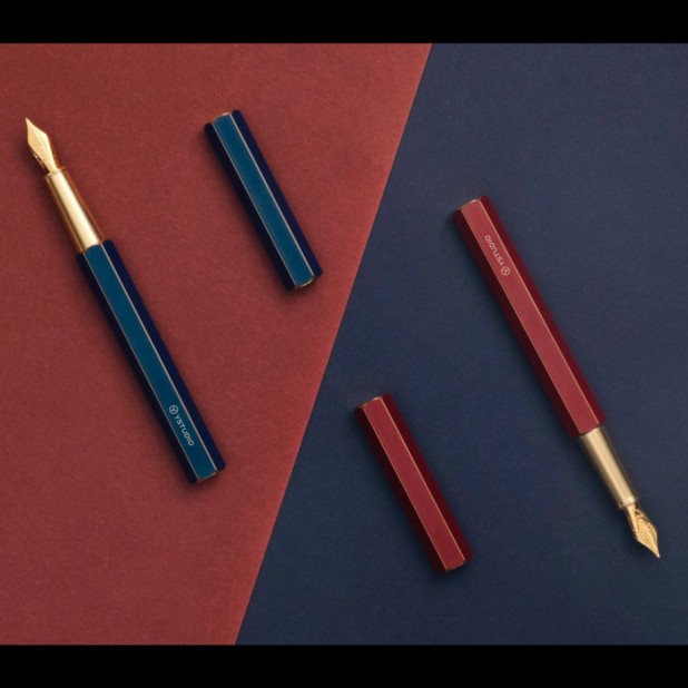 Ystudio Classic Stylo Plume 10ème Anniversaire Bleu Stylo Plume
