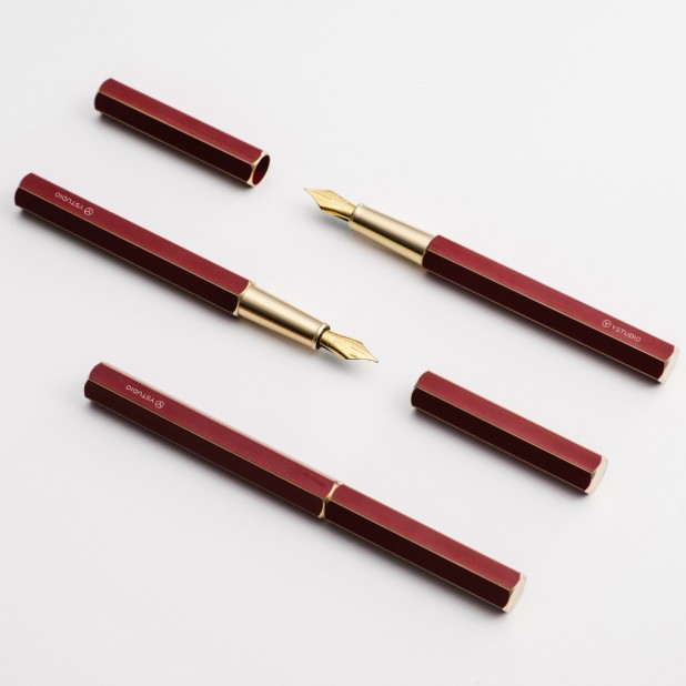 Ystudio Classic Stylo Plume 10ème Anniversaire Rouge Stylo Plume