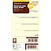 Filofax Refill 2026 Personal Cream - Week on 1 page