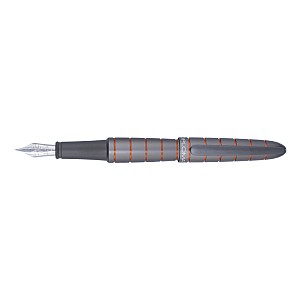 Caneta-tinteiro Diplomat Elox Ring Cinzento Laranja