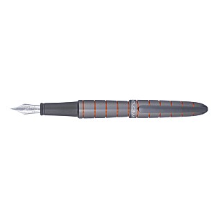 Caneta-tinteiro Diplomat Elox Ring Cinzento Laranja