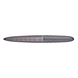 Rollerball Diplomat Elox Ring Cinzento Laranja