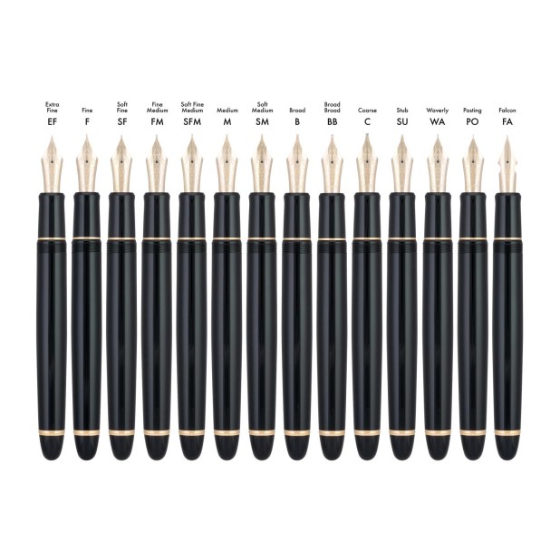 Pilot Custom 743 Schwarz Füllfederhalter