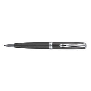 Diplomat Excellence A Guilloche PVD Black/Chrome Ballpoint