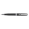Stylo à bille Diplomat Excellence A Guilloche PVD Noir/Chrome