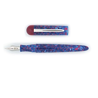 Edison Comet Cobalt Magma ST Fountain Pen