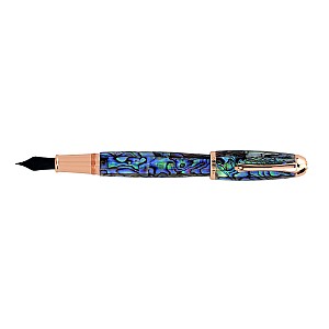 Monteverde Super Mega Abalón y Oro Rosa Pluma Estilográfica