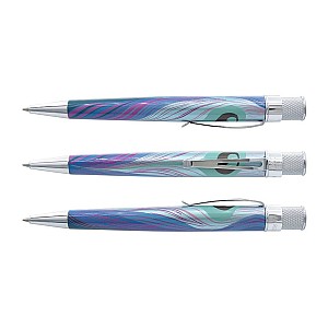 Retro 51 Tornado Metropolitan Museum Of Arts Tiffany Favrile Peacock Rollerball / Ballpoint