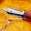 Caneta de tinta permanente Scribo Feel Arancia - Extra Fine 14k