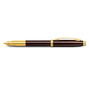 Sheaffer 100 Coffee Brown PVD GT Fountain pen