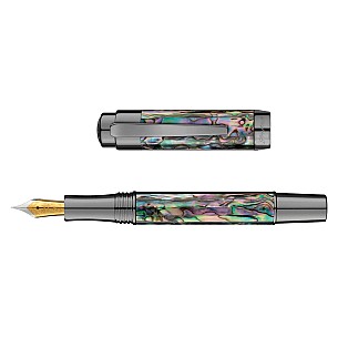Caneta-tinteiro Laban Abalone Gunmetal