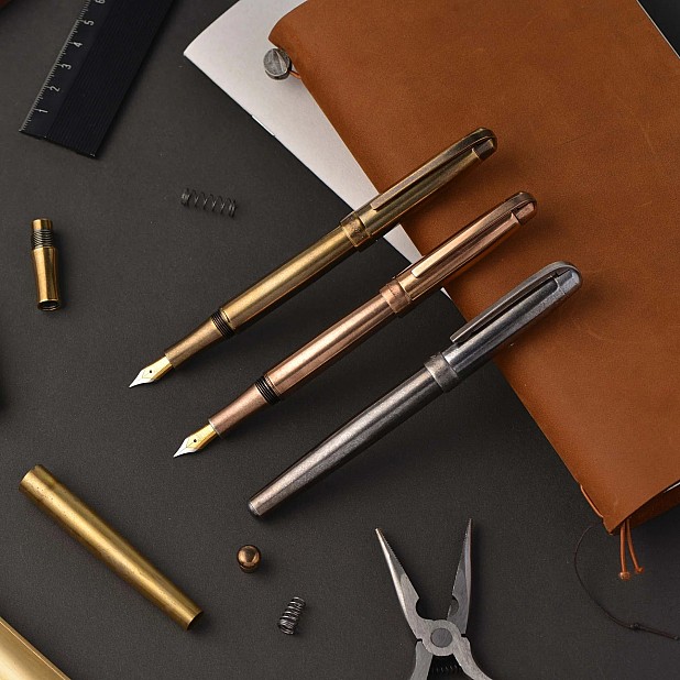Laban Antique Silver Fountain pen
