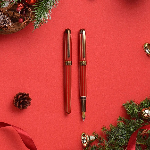 Laban Antiek II Rood Vulpen