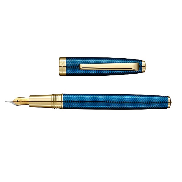 Caneta de tinta permanente Laban Gloria Blue GT