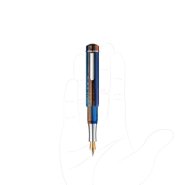 Laban Pocket Seastar Blue Fountain pen