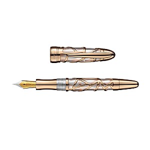 Pluma estilográfica Laban Skeleton Rose Gold