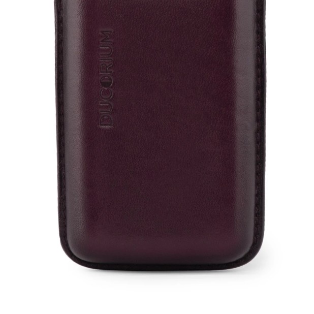 Lapis Bard Ducorium Bordeaux Moulded Pen Case (Double)