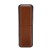 Lapis Bard Ducorium Cognac Moulded Pen Case (Double)