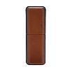 Lapis Bard Ducorium Cognac Moulded Pen Case (Double)
