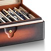Lapis Bard Hemingway Cognac Pen Case (20 pens)