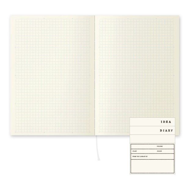 Caderno de grelha A5 Midori MD Paper