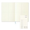 Midori MD Diario de papel A5 cuaderno de bloques de cuadrícula