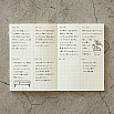 Midori MD Diario de papel A5 cuaderno de bloques de cuadrícula
