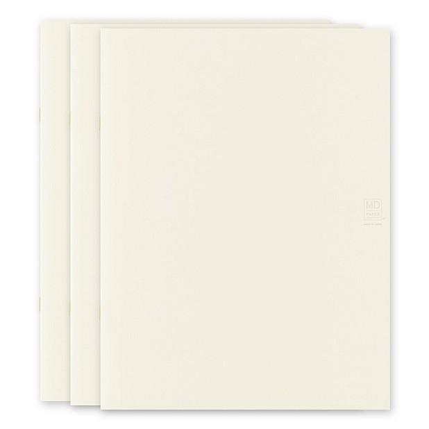 Midori MD Paper A4 Blank Notebook Light (3-pack)