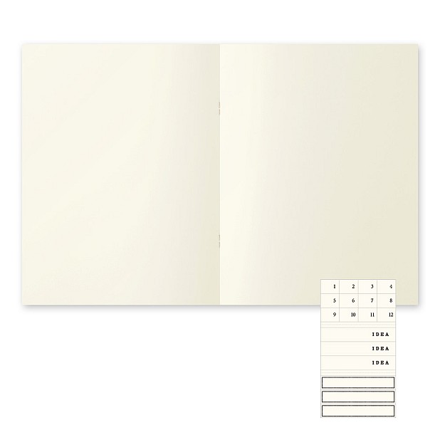 Midori MD Paper A4 Blank Notebook Light (3-pack)