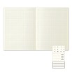 Midori MD Paper A4 Grid Notebook Light (embalagem com 3 unidades)