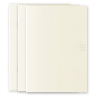 Midori MD Paper A5 Blank Notebook Light (3-pack)