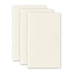 Midori MD Papel B6 cuaderno cuadriculado claro (paquete de 3)