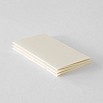 Midori MD Papel B6 cuaderno cuadriculado claro (paquete de 3)