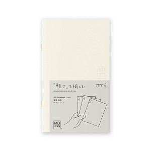 Midori MD Paper B6 Cuaderno rayado Light (paquete de 3)